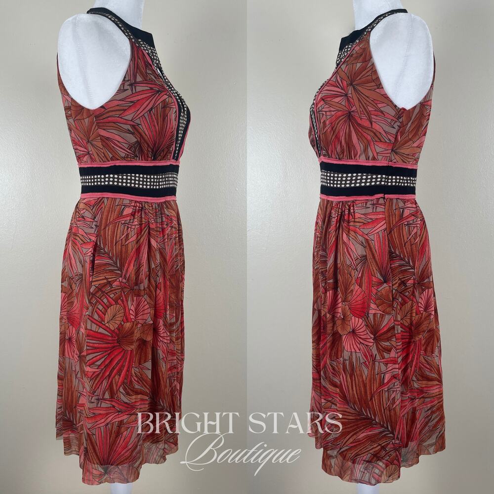 Rare Vintage Patterned Dress ALT ASO Phoebe Buffay Friends Christina Aguilera - Picture 6 of 8